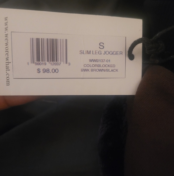 WEWOREWHAT Women's Brown Joggers. Sz S. MSRP $98 NWT - Picture 6 of 6